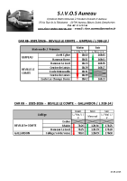 K8 Horaires 2025 – 2026